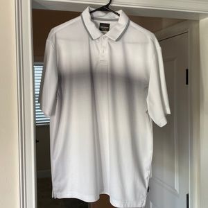 White Greg Norman Adult Men’s Golf Polo